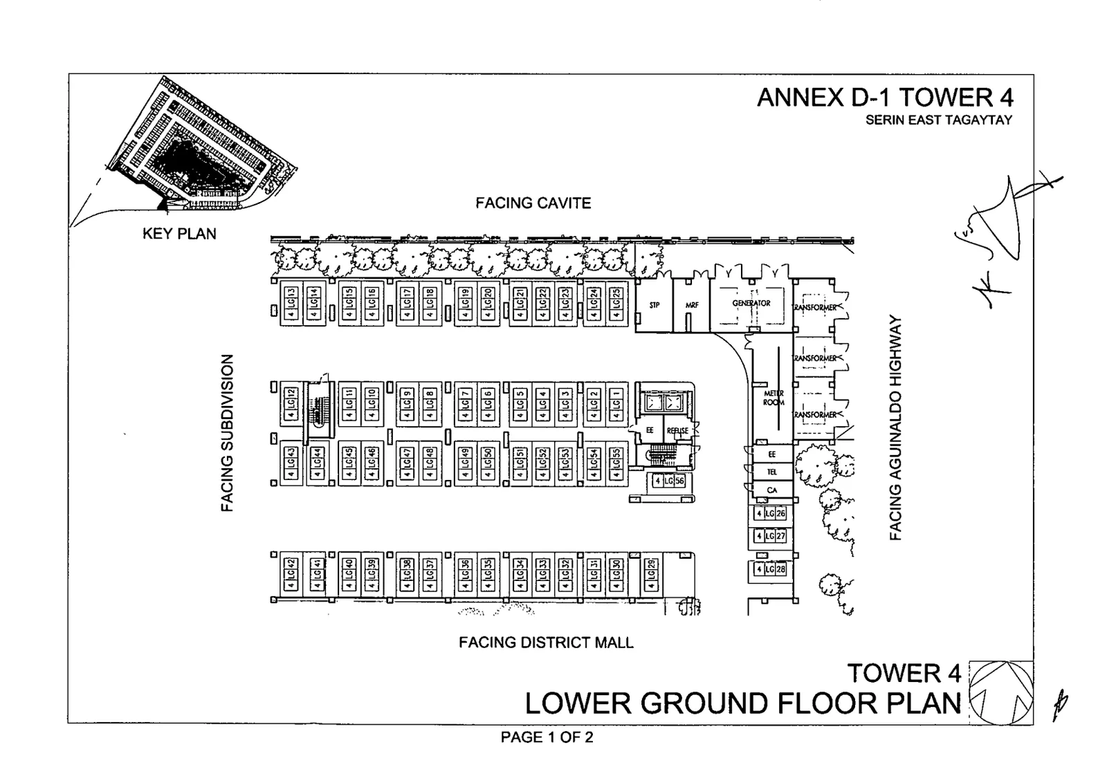 Serin East Tagaytay floor plan 1